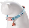 BR BLUERISE - 2 collares para gato con correa ajustable para gato, con hebilla de seguridad, color rojo y azul - BESTMASCOTA.COM
