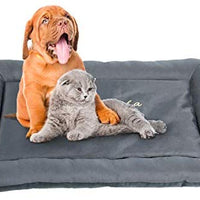 Yitesen - Cama para perro, tamaño mediano, felpudo para perros, casa de perros, 100% lavable, almohadillas suaves para perros, gatos - BESTMASCOTA.COM