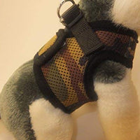 Arnés para perros de malla suave, cómodo para razas pequeñas, cachorros, juguetes, de 2 a 16 lb, en color rosa bebé, azul, negro, rojo, camuflado en tamaño pequeño, mediano, grande y extra grande - BESTMASCOTA.COM