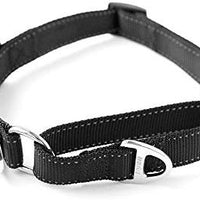 Collar de entrenamiento de nailon Mighty Paw Martingale. Nuestro collar de zapatillas de entrenamiento aprobado limitado. Collar de cincha modificado para una fuerza controlada para un entrenamiento óptimo. Costuras reflectantes para mantener a tu perro s - BESTMASCOTA.COM