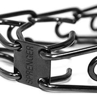 Herm Sprenger - Collar de entrenamiento para perro de acero inoxidable negro con cuello giratorio ultra Plus para mascotas, collar sin tirones para perros, collar de entrenamiento antitirones fabricado en Alemania - BESTMASCOTA.COM