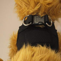 Arnés para perros de malla suave, cómodo para razas pequeñas, cachorros, juguetes, de 2 a 16 lb, en color rosa bebé, azul, negro, rojo, camuflado en tamaño pequeño, mediano, grande y extra grande - BESTMASCOTA.COM