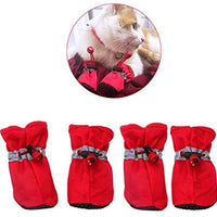 YAODHAOD Protector de pata para perros, zapatos antideslizantes para perros, estos cómodos zapatos para perros suaves son con correas reflectantes, para perros pequeños... - BESTMASCOTA.COM