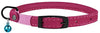 Bronzedog - Collar de piel para gato, con cascabel, color negro, azul, rosa, verde, amarillo y gris - BESTMASCOTA.COM