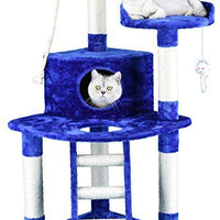 GO Pet Club Paw Print 48 en. Cat Árbol Condo - BESTMASCOTA.COM