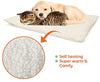 partysaving 2-en-1 Mascota Cama Snooze túnel y alfombrilla para mascotas gatos perros y gatos para viajar o Home, Blanco - BESTMASCOTA.COM