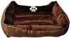 Long Rich Reversible Rectangle Pet Bed Dog Bed with Dog Paw Embroidery,Medium size, by Happycare Textiles - BESTMASCOTA.COM