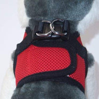 Arnés para perros de malla suave, cómodo para razas pequeñas, cachorros, juguetes, de 2 a 16 lb, en color rosa bebé, azul, negro, rojo, camuflado en tamaño pequeño, mediano, grande y extra grande - BESTMASCOTA.COM