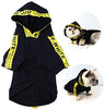 CT COUTUDI - Sudadera con capucha para perros pequeños, color amarillo y negro - BESTMASCOTA.COM