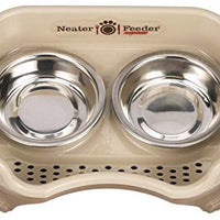 Neater Feeder Express - Cuencos elevados para perros y gatos, plato elevado para mascotas – cuencos de acero inoxidable para alimentos y agua para perros y gatos pequeños a grandes - BESTMASCOTA.COM