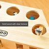 Volwco - Juguete interactivo de madera maciza con diseño de gato - BESTMASCOTA.COM