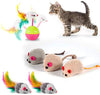 MIBOTE 24 piezas de juguetes para gatos, juguetes de gato, surtidos, túnel de 2 vías, pescado, molinillo de plumas interactivo, ratón esponjoso, jaula de ratones, bolas de arcoíris arrugadas campanas juguetes para cachorro gatito, Básico - BESTMASCOTA.COM