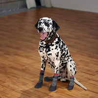 Calcetines con suela de goma para perros, botas con correas de velcro para perros, control de tracción, botas antideslizantes, impermeables - BESTMASCOTA.COM