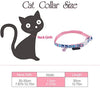 touchcat impreso collar de gato de nylon con cinturón de seguridad 8 – 12 inches - BESTMASCOTA.COM