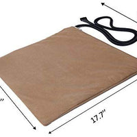 Zobire Almohadilla de calentamiento para mascotas, almohadilla de calentamiento para perros grande, cama para mascotas con calefacción eléctrica, impermeable, con certificación de seguridad - BESTMASCOTA.COM