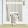 Success - Puertas para gatos grandes para puertas interiores y exteriores, XL para mascotas para gatos y perros grandes, 4 vías con cierre de solapa para puertas correderas, ventanas y paredes, marrón, tamaño exterior 11.0 x 9.8 in - BESTMASCOTA.COM