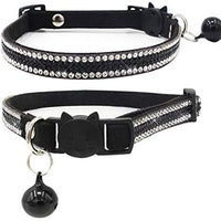 DAIHAQIKO - Collar para gato con campana, ajustable, diseño de gatitos - BESTMASCOTA.COM