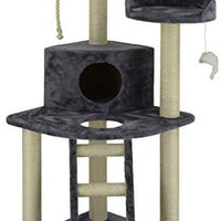 GO Pet Club Paw Print 48 en. Cat Árbol Condo - BESTMASCOTA.COM
