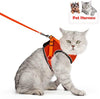 Arnés ajustable para mascotas, gato, gato, gato, gatito, arnés para caminar, chaleco de malla suave con tiras reflectantes, arnés para perros y gatos pequeños - BESTMASCOTA.COM