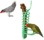 POPETPOP - Soporte para pájaros y árboles de loro, cesta de frutas para alimentos, alimentador de jaula para pájaros para paraqueos, cacatúas y otras aves - BESTMASCOTA.COM