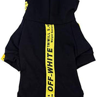 CT COUTUDI - Sudadera con capucha para perros pequeños, color amarillo y negro - BESTMASCOTA.COM