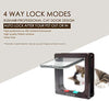 xusha 4 maneras de bloqueo Cat Flap Puerta (M/L) - BESTMASCOTA.COM