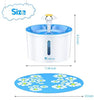 isYoung Fuente para gato, 1,6 L, fuente automática de agua para mascotas, dispensador de agua para mascotas, fuente de cuidado de la salud para perros y gatos y fuente higiénica para perros - BESTMASCOTA.COM