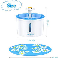 isYoung Fuente para gato, 1,6 L, fuente automática de agua para mascotas, dispensador de agua para mascotas, fuente de cuidado de la salud para perros y gatos y fuente higiénica para perros - BESTMASCOTA.COM