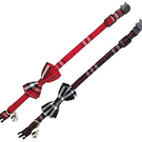 KUDES - Juego de 2 collares para gato con pajarita y campana para gatitos y algunos cachorros, ajustable de 7.8 a 10.5 pulgadas - BESTMASCOTA.COM
