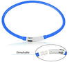 Collar LED para perro, recargable por USB, collar brillante para perro, cuello iluminado, mejora la seguridad y visibilidad de la mascota en la noche, 3 modos intermitentes, resistente al agua, collar iluminado para perros pequeños y medianos grandes - BESTMASCOTA.COM