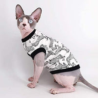 Sphynx - Camisetas de algodón para mascotas con cuello redondo, sin mangas, para gatos y perros pequeños - BESTMASCOTA.COM