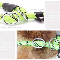 BAAPET Correa antideslizante para perro de 6 pies, antiasfixia con cubierta de cuerda duradera mejorada y asa acolchada cómoda para perros grandes, medianos y pequeños entrenamientos con bolsas de caca y dispensador - BESTMASCOTA.COM