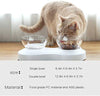 PETNOZ cuencos elevados para perro y gato, altura ajustable de 20 grados, diseño de inclinación de 20 grados, soporte de protección para el cuello, elevados en la parte inferior para gatos y perros pequeños - BESTMASCOTA.COM