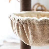 Catry, hamaca para árbol de gatos con postes de sisal natural y plumas para gatitos - BESTMASCOTA.COM