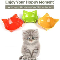 Cuencos de comida para gatos, de cGy, antideslizantes, para mascotas, cuencos de agua poco profundos, para gatos, cuencos anchos para aliviar el estrés, la fatiga, para mascotas, para perros, gatos, conejos - BESTMASCOTA.COM