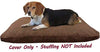 Dogbed4less - Funda exterior para cama de mascotas, color marrón chocolate, para cama de mascotas pequeña, mediana y extragrande - BESTMASCOTA.COM
