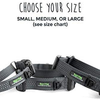 Collar de entrenamiento de nailon Mighty Paw Martingale. Nuestro collar de zapatillas de entrenamiento aprobado limitado. Collar de cincha modificado para una fuerza controlada para un entrenamiento óptimo. Costuras reflectantes para mantener a tu perro s - BESTMASCOTA.COM