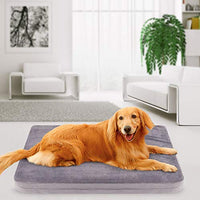 JoicyCo - Colchón ortopédico para cama de perro, lavable, antideslizante, con funda extraíble - BESTMASCOTA.COM