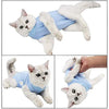Coppthinktu - Traje de recuperación de gatos para heridas abdominales o enfermedades de la piel, transpirable E-Collar Alternativa para gatos y perros, después de cirugía desgaste anti lamer heridas - BESTMASCOTA.COM