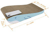 MSBC - Rascador de gato con gato, gato, almohadilla de reciclaje de corrugado, rascador de gato, cama de larga duración reversible - BESTMASCOTA.COM