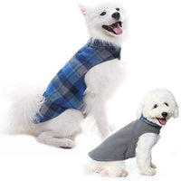 SCENEREAL - Chaqueta de forro polar reversible para perro - BESTMASCOTA.COM