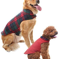 SCENEREAL - Chaqueta de forro polar reversible para perro - BESTMASCOTA.COM