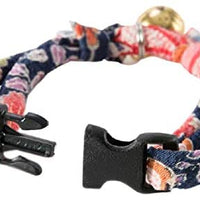 Necoichi Chirimen Hanabi Fireworks Collar para gato, hecho a mano en Japón, 1 tamaño para todos - BESTMASCOTA.COM