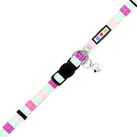 Pawtitas Collar de gato multicolor con hebilla de seguridad extraíble para gato, collar de gato - BESTMASCOTA.COM