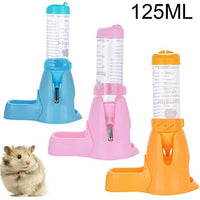 Guardians - Botella de agua para hámster, botella de agua automática para mascotas con contenedor de alimentos, base para choza, para colgar, botellas de alimentación de agua, dispensador automático para animales pequeños - BESTMASCOTA.COM