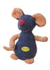 Multipet Deedle Dude - Peluche de ratón cantando (8.0 in), color azul - BESTMASCOTA.COM