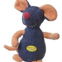 Multipet Deedle Dude - Peluche de ratón cantando (8.0 in), color azul - BESTMASCOTA.COM