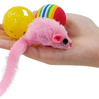 Juego de juguetes para gatos de Pet Craft Supply – Accesorios para gatos multicolor - BESTMASCOTA.COM