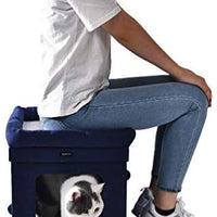 AmazonBasics - Casa plegable para gato - BESTMASCOTA.COM