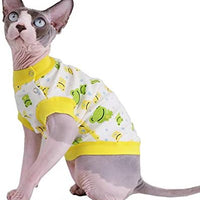 Sphynx - Camisetas de algodón para mascotas con cuello redondo, sin mangas, para gatos y perros pequeños - BESTMASCOTA.COM